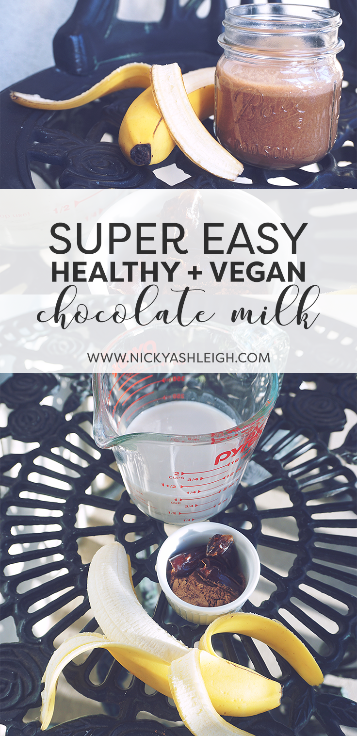 healthy vegan chocolate milk for kids