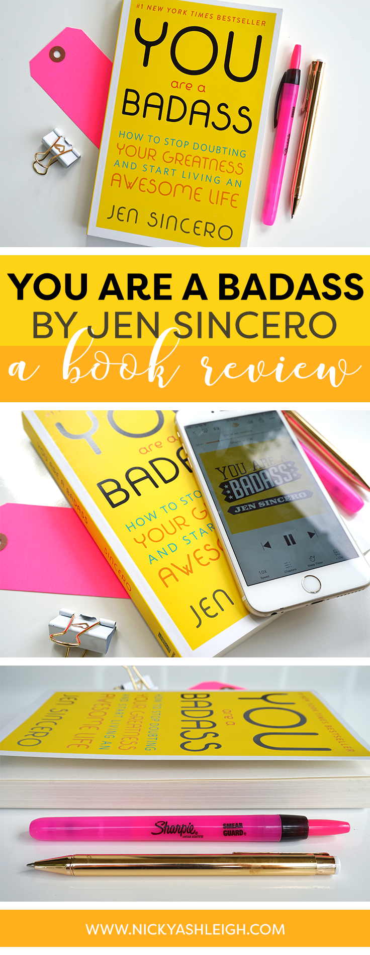 You Are a Badass By Jen Sincero | Book Review | www.nickyashleigh.com